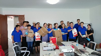 青島恩澤化工召開季度積分頒獎(jiǎng)大會(huì)
